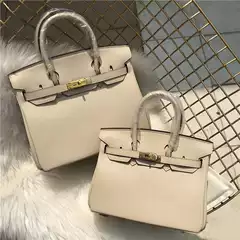 European & American Fashion Platinum Palm Print Cowhide Women's Handbag Shoulder Crossbody Tote Bag