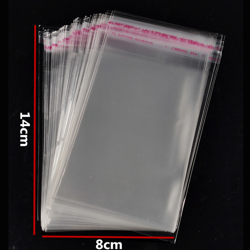 Norovirus OPP bag round hole packaging bag PE self-adhesive transparent bag self-sealing bag packaging card paper butterfly knot card