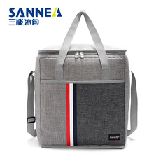 SANNE's new aluminum film insulation bag, aluminum foil waterproof picnic bag, Korean style folding lunch bag, fresh ice bag