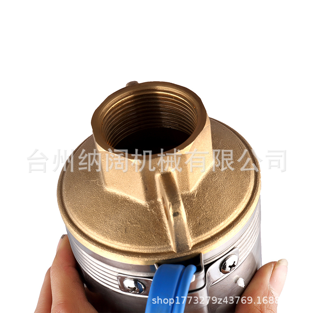 Acero inoxidable transfronterizo 3 "bomba sumergible del pozo profundo del impeledor 0.5HP bomba profunda de la bomba del estándar americano 110V/60Hz