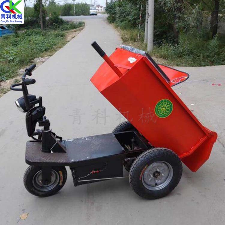 青科牌养殖场动物粪便运输车 电动三轮倒骑驴 座驾式电动小骑兵