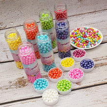 烘焙蛋糕装饰彩针糖珠冰淇淋棒棒糖装饰白色珍珠糖珠外贸出口专用