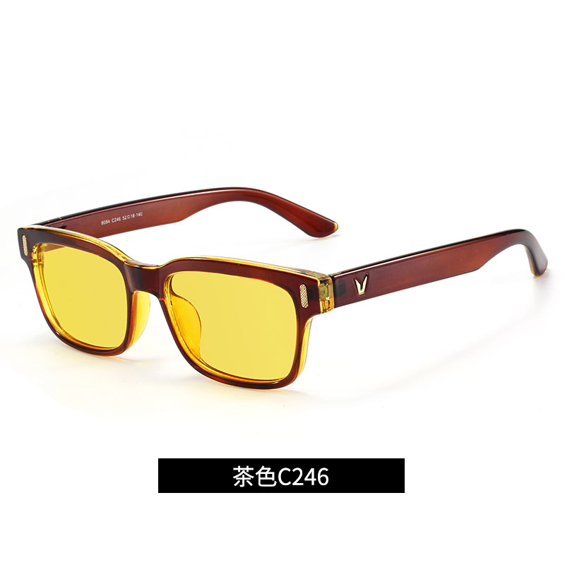 【H8084】Gafas anti-luz azul al por mayor de fábrica, estilo coreano, gafas protectoras para hombres y mujeres, gafas para computadora, visión nocturna