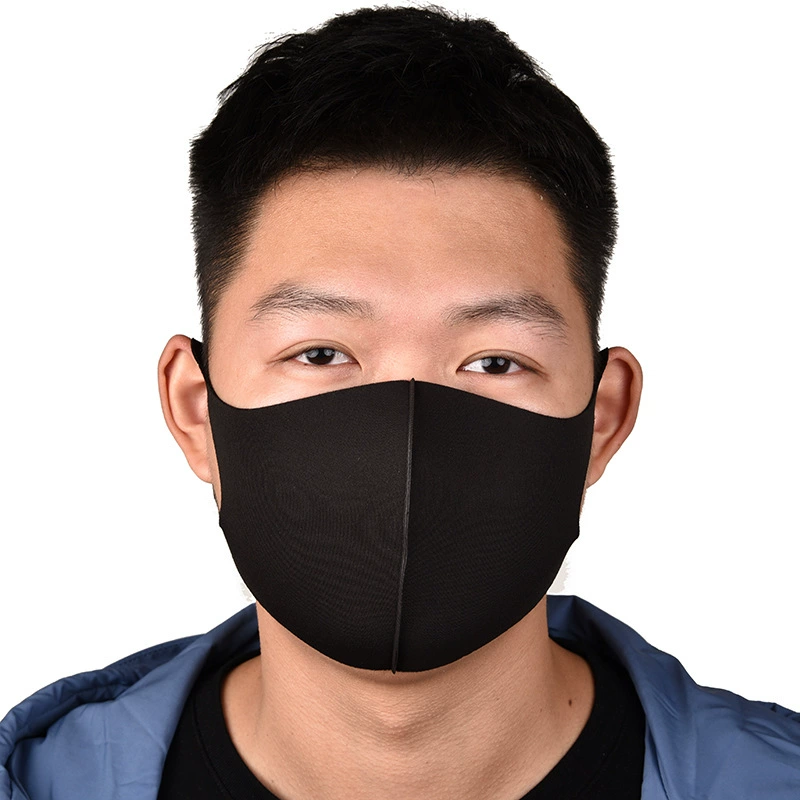 Black breathable silk medical mask for children and adults, wholesale