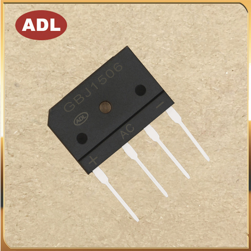 奥德利 专业厂家 整流桥 GBJ1506 15A600V 扁脚桥堆 大芯片 现货