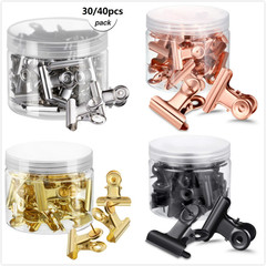 Factory Direct Sale Creative Metal Clip Push Pin Rose Gold and Black Available Metal Pin Clips