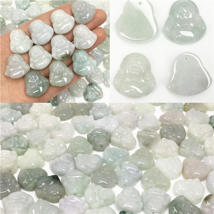 미얀마 A등급 ??소형 관음불 옥 옥 펜던트 펜던트 공예 DIY 소형 액세서리 제조업체 도매