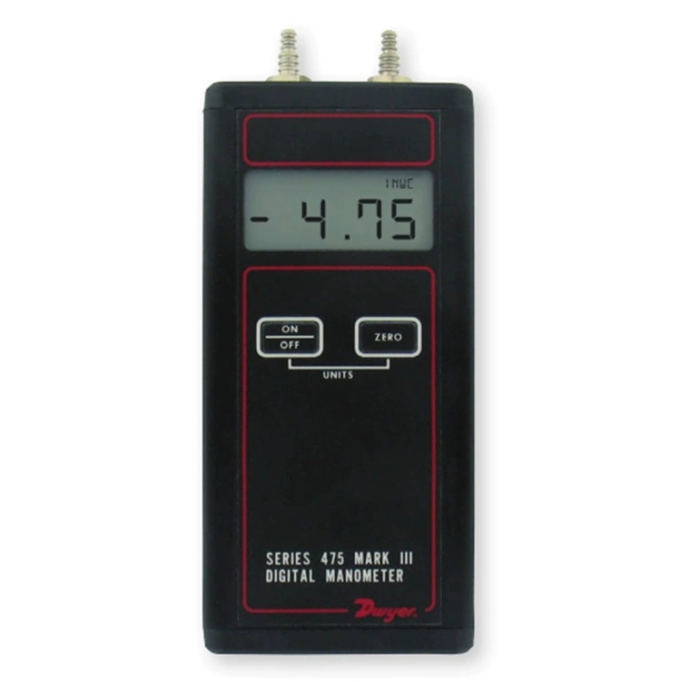 Портативный Измеритель перепада давления с цифровым дисплеем Dwyer Dewell 475-2-FM, 475-8-FM
