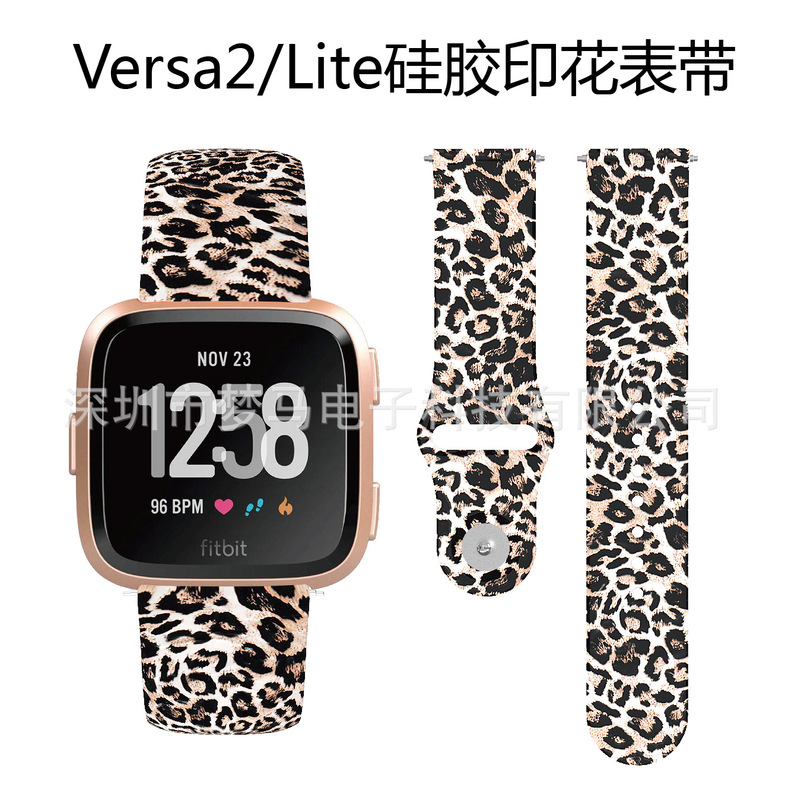 For Fitbit Versa2/Versa lite Silicone Strap 22mm Silicone Printed Strap Smart Strap For Fitbit Versa2/Versa lite Silicone Strap 22mm Silicone Printed Strap Smart Strap