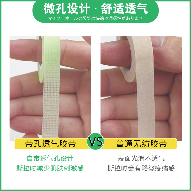 Nueva cinta de pestañas injerto cinta de aislamiento de pestañas parche ocular herramienta auxiliar cinta transpirable