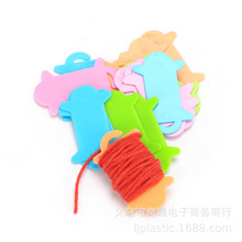 岚瑾Amazon新款 10个一包加厚彩色绕线板编织工具配件厂家AC038