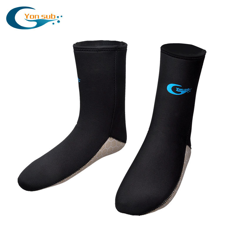 YonSub5mm Thickened Diving Socks Non-slip Warm Winter Swimming Outdoor Beach Socks Diving Products Children Socks