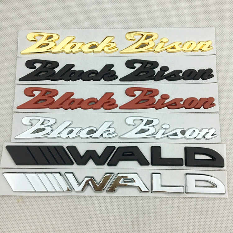 Suitable for the BMW Mercedes -Benz car sticker Wald Black Bison