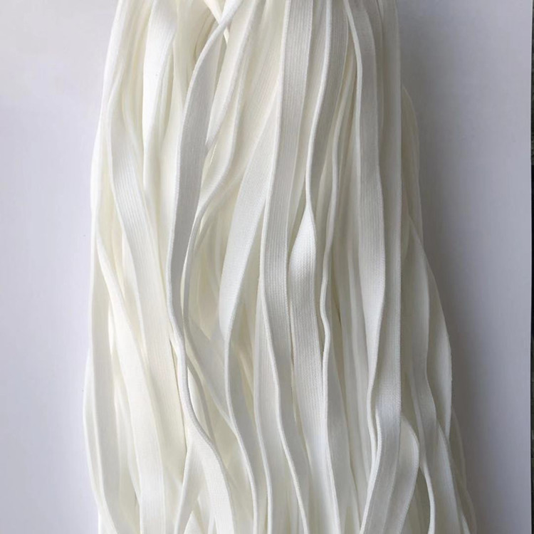 厂家1cm白色本白校服涤纶针织带横拉织带微弹织带 服装裤子辅料