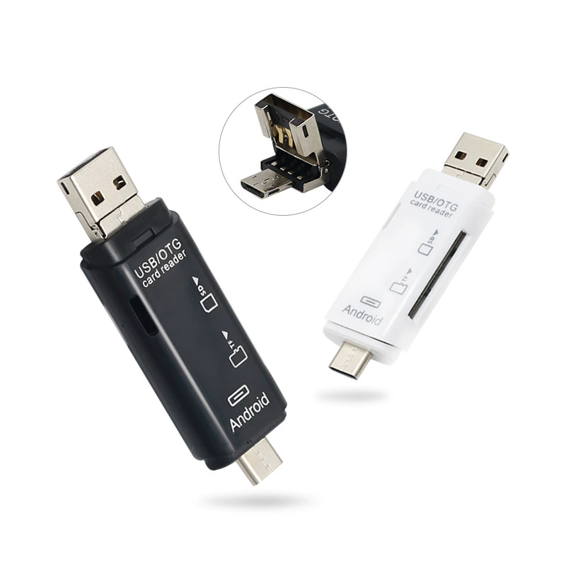 Сенхе -один -ридер USB2.0 Mircousb Typec Сан -в -один ридер к SD картам TF