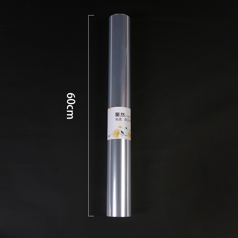 Flores de papel de embalaje de flores de papel de embalaje de plástico de celofán impermeable de celofán transparente de celofán al por mayor