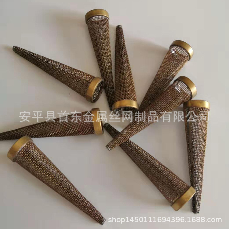 黄铜过滤网 60 80 100 120目黄铜过滤网筒 黄铜管状滤网
