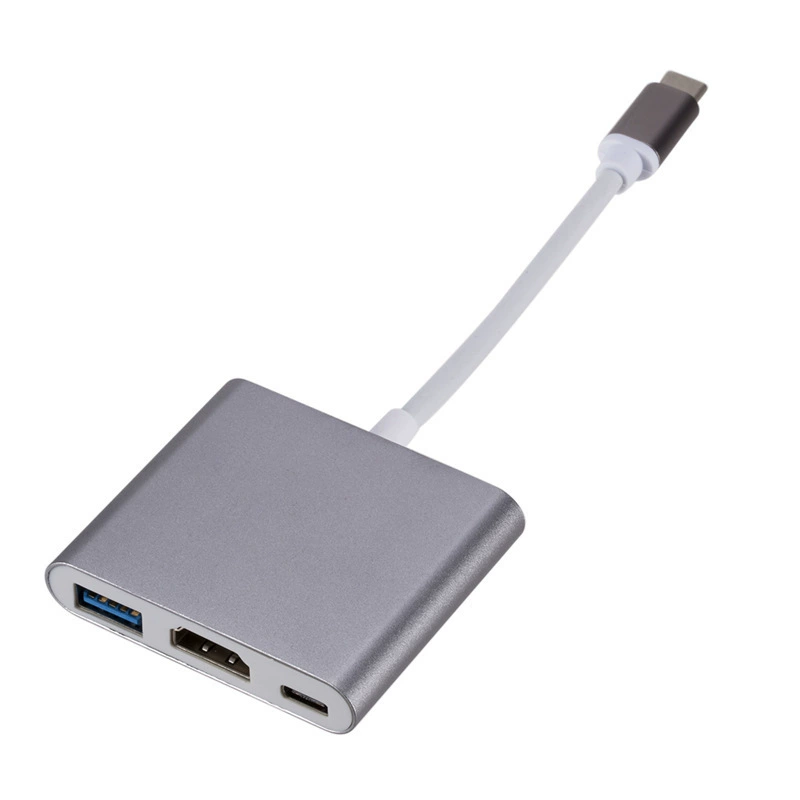 USB3.1 Type C TO HDMI+USB3.0 конвертер Trinity PD питание 4K кабель конвертации