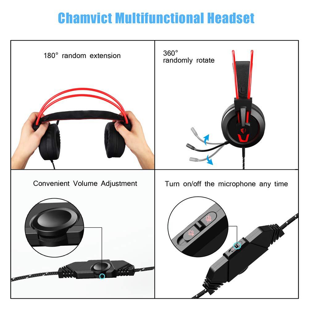 Diseño de fábrica V9 auriculares juegos auriculares cable teléfono móvil ordenador auriculares ps4 juego auriculares