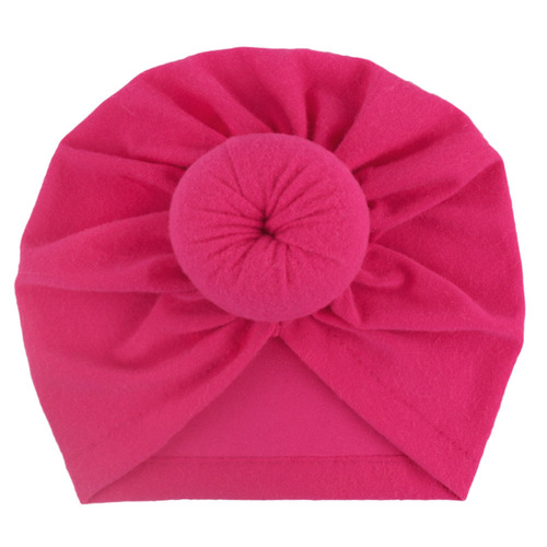 Baby and Kids Headband Cap Solid Color Knot Headband from India