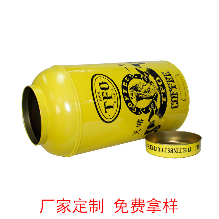 Fabricante TWG 2kg latas de té redondas de hoteles muestran adornos latas de té de estaño