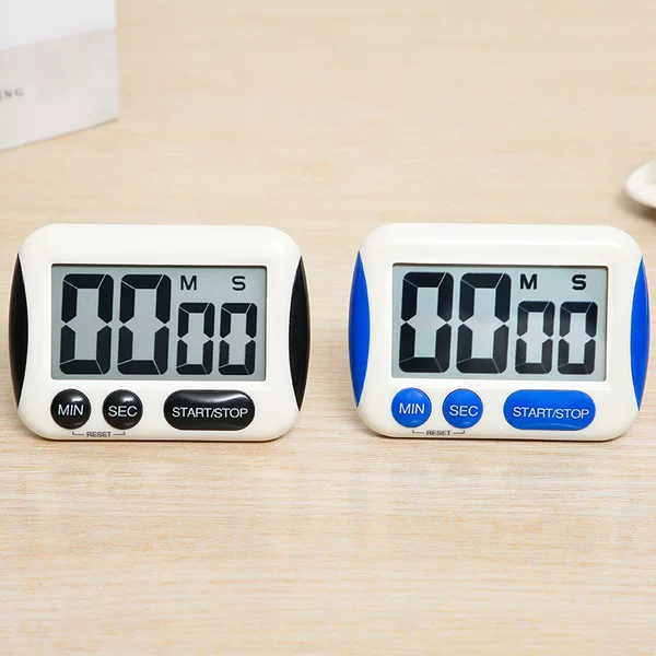 Multifunctional Kitchen Timer, Timer Alarm Clock, Student Study Time Manager, Digital Electronic Display