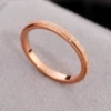 Matte, golden, 2mm, pink gold