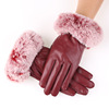 Demi-season keep warm polyurethane street gloves