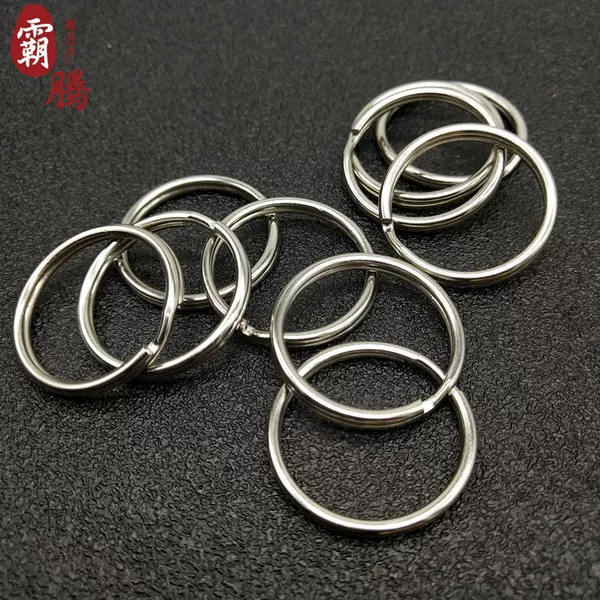 Manufacturer Supplies 25mm Aperture Keychain Stainless Steel Key Ring Ring Metal Circle Complete Specifications Key Chain