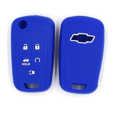 Static Rod/Key Bag Chevrolet folding 5 key - dark-blue