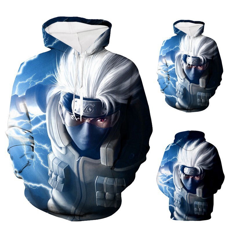 Naruto 3D Digital Printing Hooded Sweatshirt Game Animation Peripheral Sweatshirt Naruto 3D Digital Printing Hooded Sweatshirt Game Animation Peripheral Sweatshirt