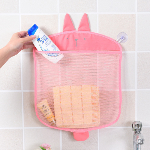 Korean cartoon hanging bag colorful mesh storage hanging basket kitchen bathroom multi-purpose sundry storage hanging bag 44g