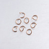 1.2*10mm Gold Rose Gold Stainless Steel Open Circle single circle DIY connection circle 100/package