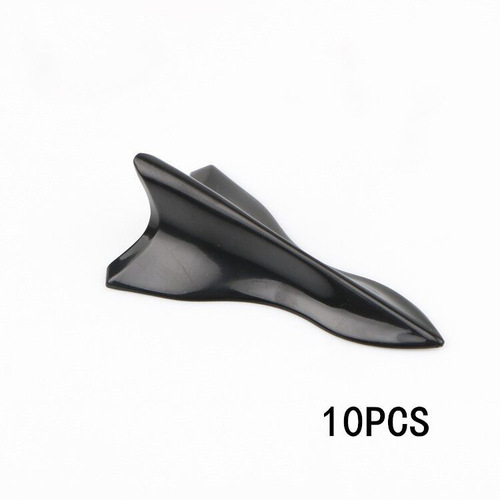 Cross-border best-selling car body decoration modification parts automotive antenna black sharp tip adhesive shark fin roof spoiler
