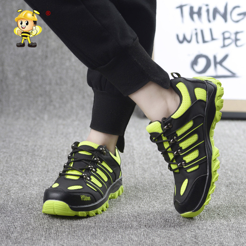 Anti-Smashing zapatos de protección transpirables zapatos de protección de cuatro estaciones bajos de los hombres anti-Smashing zapatos de protección de seguridad anti-perforación
