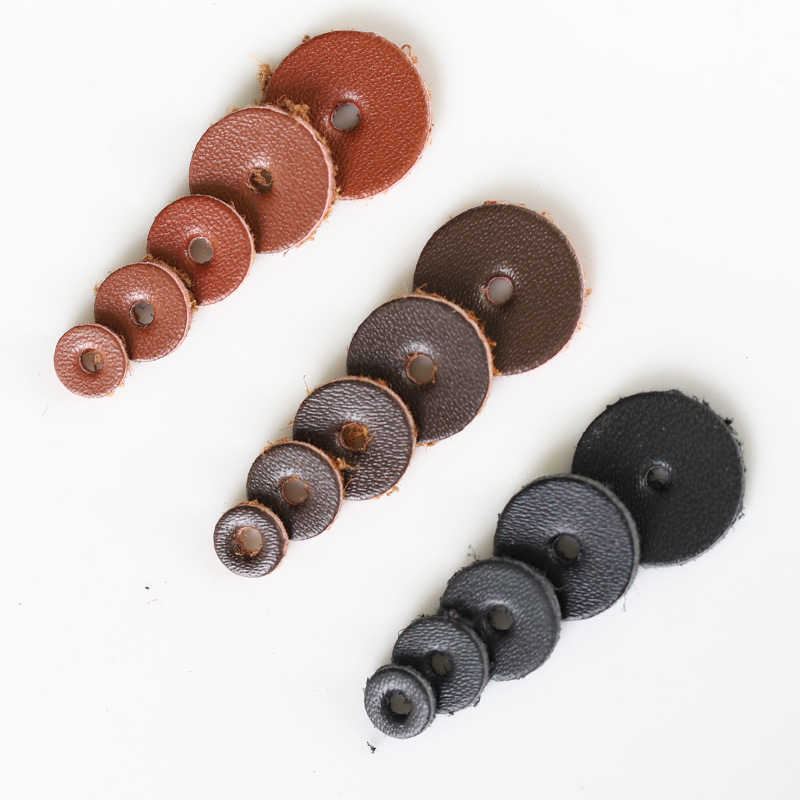High-Quality First-Layer Cowhide Spacers, Bodhi Beads, Star and Moon Bodhi Vajra Accessories, Cowhide Spacers
