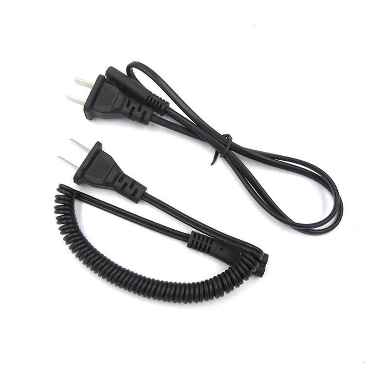 Máquina de afeitar estándar nacional cable de carga del dispositivo de Bola de Pelo cable de alimentación 8 de ocho caracteres de la cola enchufe de alimentación de alambre de resorte