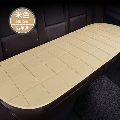 Seat cushion, seat cover – Supplies - beige-rear-leaflet
