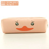 Cartoon square polyurethane cute universal pencil case for elementary school students, Korean style, cute animals, wholesale