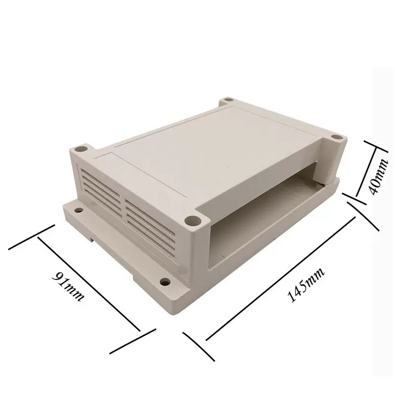 电源工控盒 电子仪表接线盒 塑料壳体 PLC外壳145*90*40