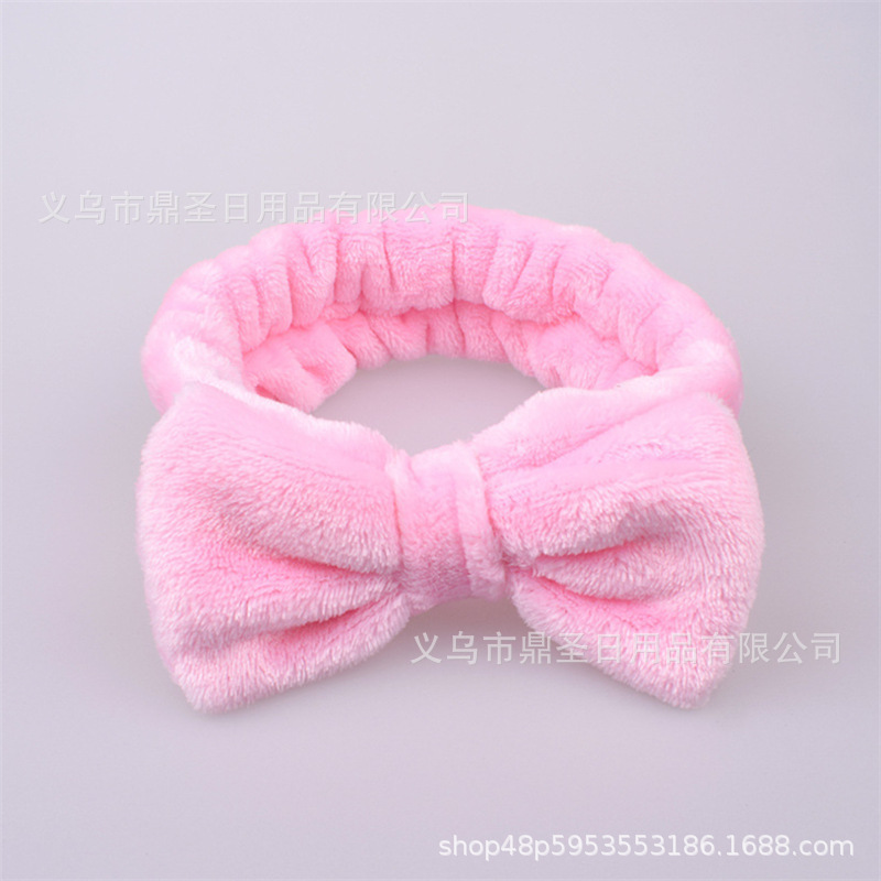 Transfronterizo lindo arco grande cinturón de pelo femenino versión coreana de lavado banda de pelo toallitas con diadema de Corea del Sur