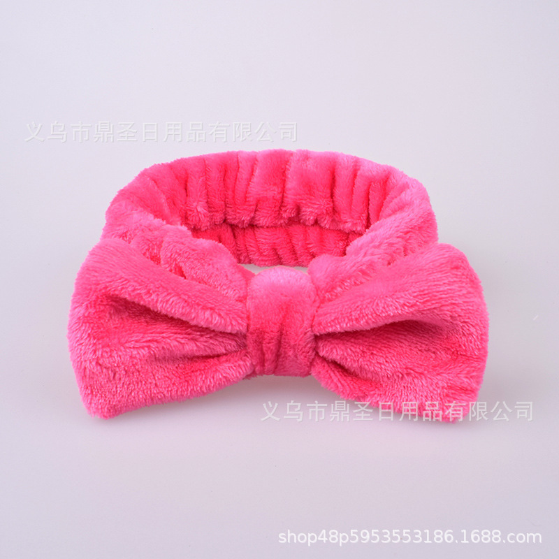 Transfronterizo lindo arco grande cinturón de pelo femenino versión coreana de lavado banda de pelo toallitas con diadema de Corea del Sur