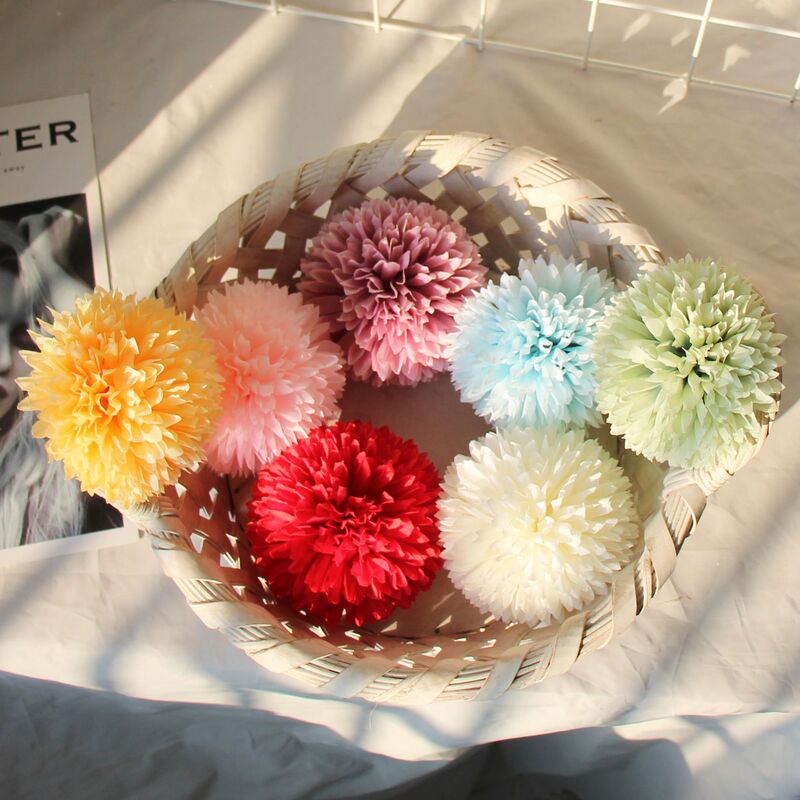 Big ball chrysanthemum head simulation flower scallion ball new stinging ball 11cm ping pong chrysanthemum wedding silk flower Big pointed chrysanthemum wholesale Big ball chrysanthemum head simulation flower scallion ball new stinging ball 11cm ping pong chrysanthemum wedding silk flower Big pointed chrysanthemum wholesale