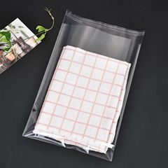 Self-adhesive label manufacturer transparent packaging bag, PE flat mouth plastic bag, frosted zipper bag, transparent OPP bag