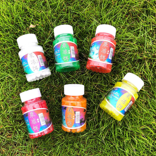 Fish Lure Jelly Fishing Bait Fishing Particle Hook Crucian Carp Grass Fishing Beads Fishing Explosive Continuous Beads Bite-Through Pill Bait