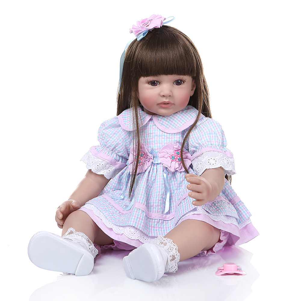 AliExpress Venta caliente transfronteriza e-commerce suministro 60cm princesa muñeca azul mar nicho productos