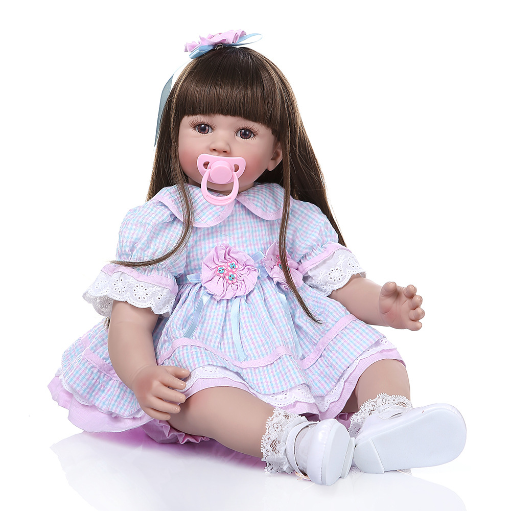 AliExpress Venta caliente transfronteriza e-commerce suministro 60cm princesa muñeca azul mar nicho productos