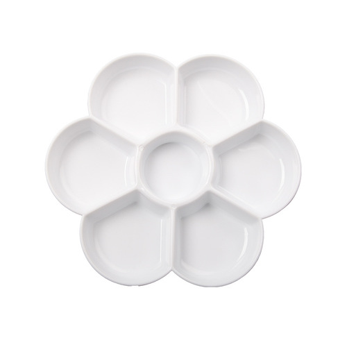 Large, Medium, and Small Plum Blossom Paint Palette—Color Mixing Board for Acrylic, Watercolor, and Gouache—Paint Tray