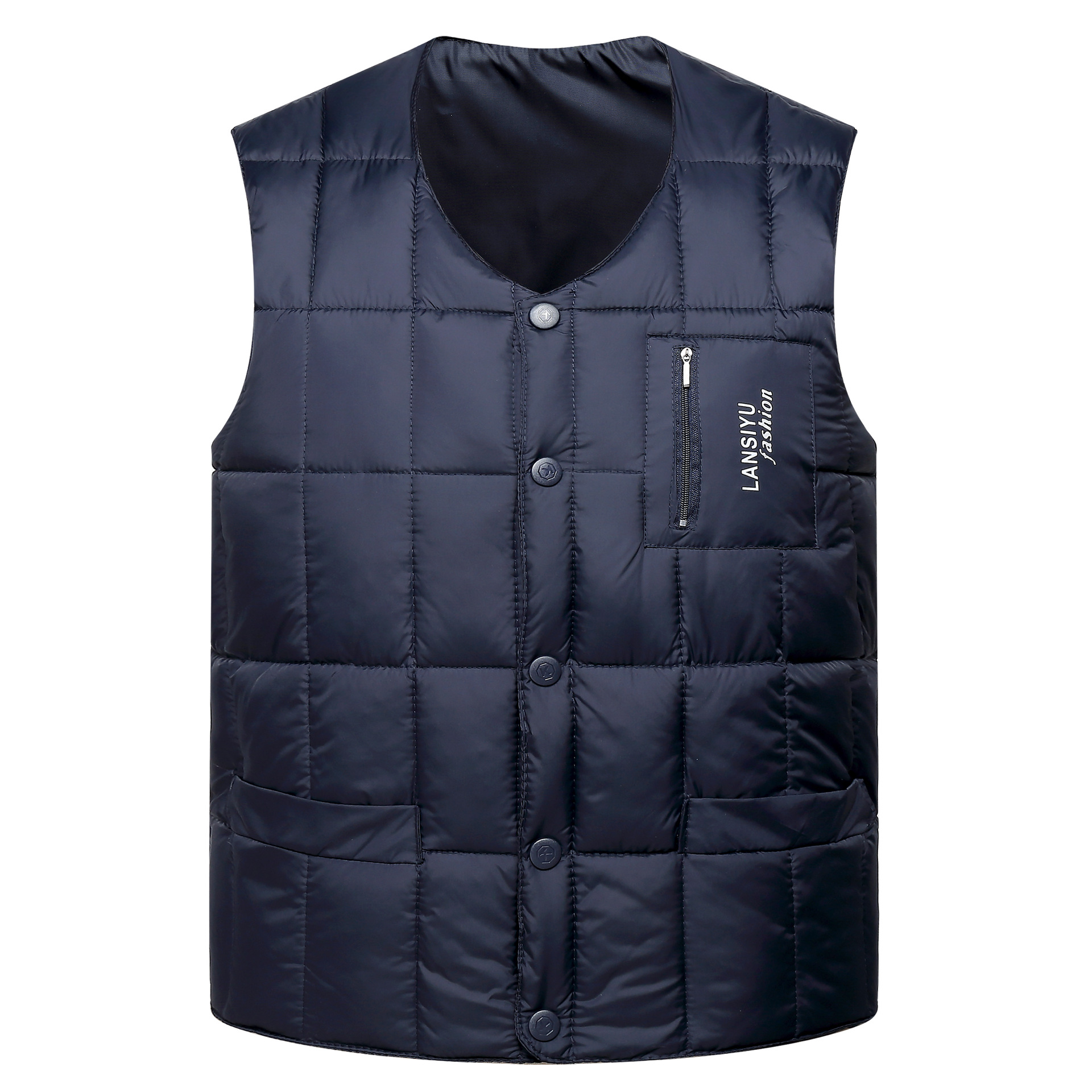Middle and old age Down Vest Dad installed Autumn and winter new pattern man Down vest keep warm Internal bile waistcoat Manufactor wholesale