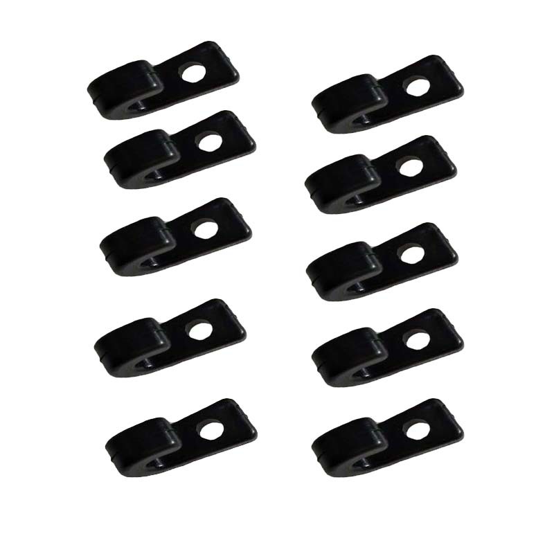 供应五金工具船用配件塑料黑色挂扣10个组合帐蓬休闲产品用 J型钩